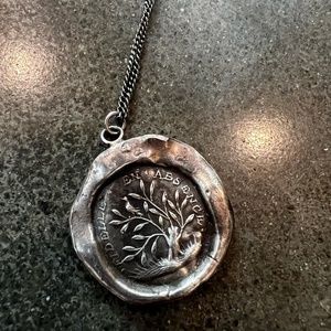 PYRRHA FIDELITY Sterling silver talisman 20 inch fine chain